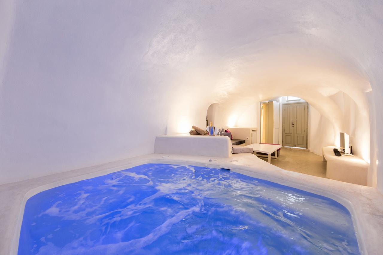 Kampanario Luxury Villa Megalochori  Eksteriør billede