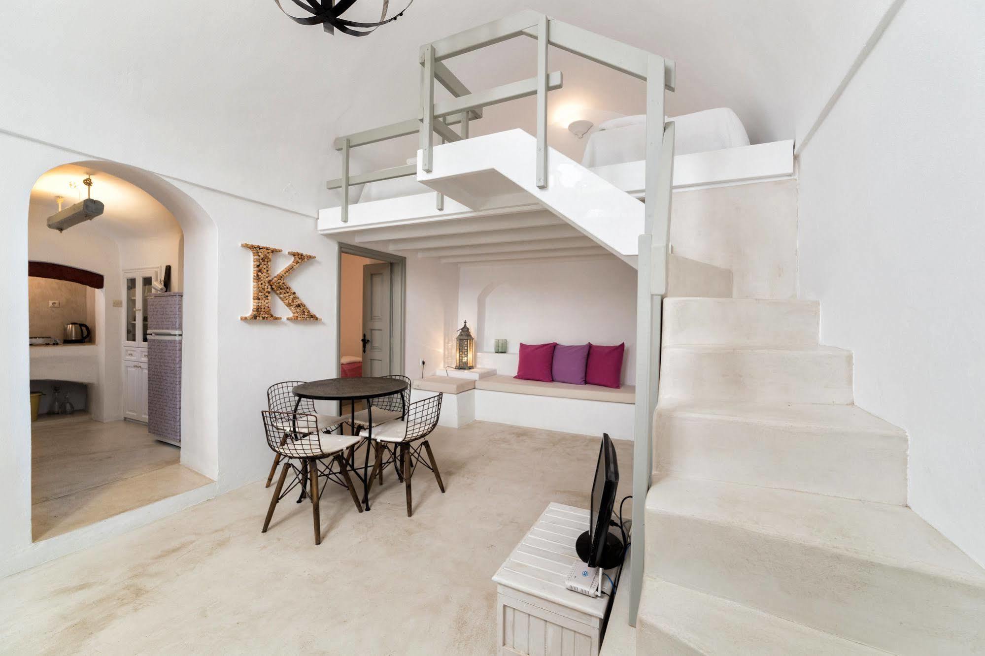 Kampanario Luxury Villa Megalochori  Eksteriør billede